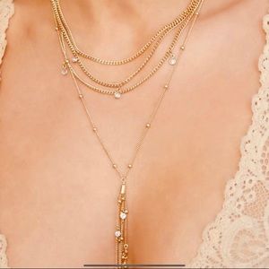 ETTIKA Chloe layers tassel necklace